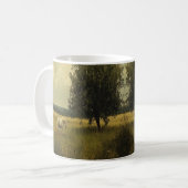 Pferdeweiden auf einem Feld Kaffeetasse (Vorderseite Links)