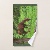 Pferdeweiden Badhandtuch Set (Handtuch)