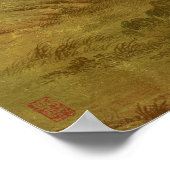 Pferdeweiden in den Vororten Poster (Ecke)