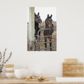 Pferdeweiden Poster (Küche)