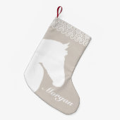 PferdeweihnachtsStrumpf Kleiner Weihnachtsstrumpf (Vorderansicht (hängend))