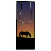 Pferdeweinbeutel Geschenktüte Für Weinflaschen (Vorderseite)