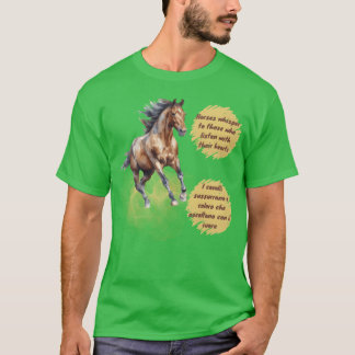 Pferdeweisheit Retro T-Shirt