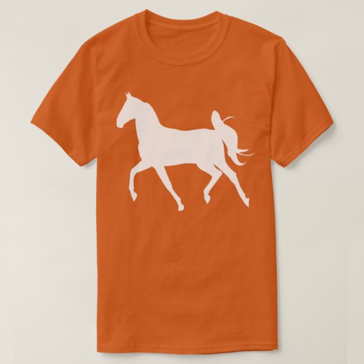 Pferdeweiß T-Shirt (Design vorne)