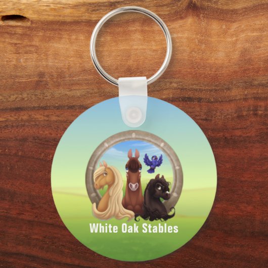 Pferdewerbung Schlüsselanhänger (Rückseite)