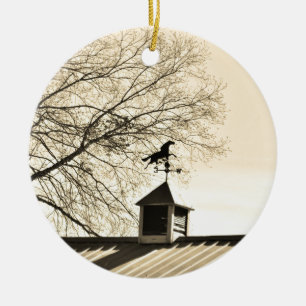 Pferdewetter Keramik Ornament