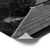 Pferdewetter- und Uhrenturm Poster (Ecke)