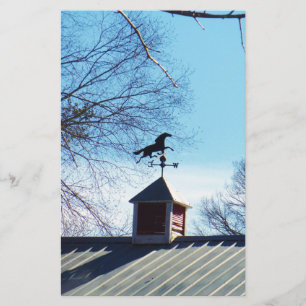 Pferdewetter Vane Blue Sky Briefpapier