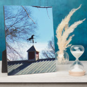 Pferdewetter Vane Blue Sky Fotoplatte (Seite)