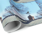 Pferdewetter Vane Blue Sky Geschenkpapier (Rolleneckpunkt)