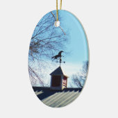 Pferdewetter Vane Blue Sky Keramikornament (Links)