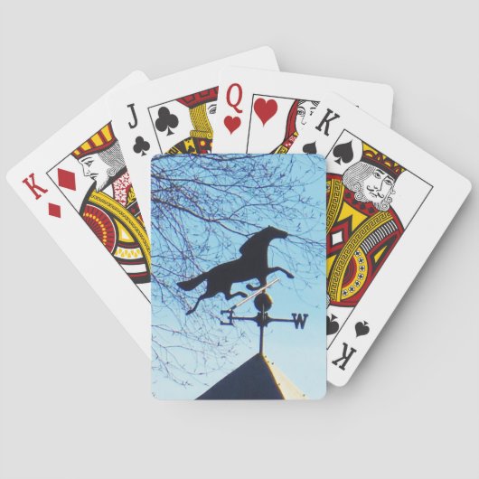 Pferdewetter Vane Blue Sky Spielkarten (Rückseite)