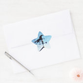 Pferdewetter Vane Blue Sky Stern-Aufkleber (Umschlag)