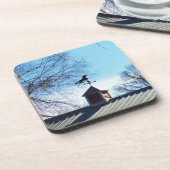 Pferdewetter Vane Blue Sky Untersetzer (Linke Seite)