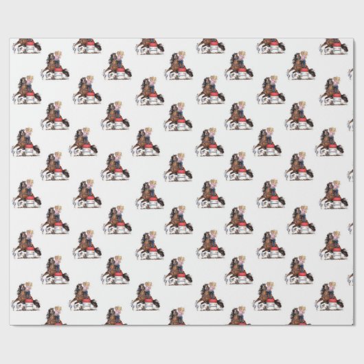 Pferdewrapppapier Geschenkpapier (Flach)