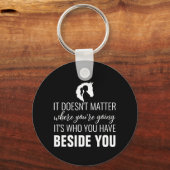 Pferdeziffer Pferdeschlittenliebhaber Schlüsselanhänger (Vorderseite)