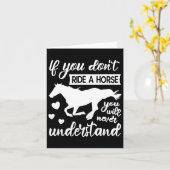 PferdeZitat Reiten Reiten Reiten Reiten Reitausflu Karte (Gelbe Blume)