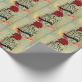 Pferdezitat - Wrapping Paper Geschenkpapier (Ecke)