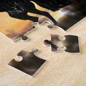 Pferdezucht auf Friesian Stallion Puzzle (Seite)