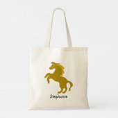 Pferdezucht Design Personalisiert  Tragetasche (Rückseite)