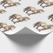 Pferdezucht Geschenkpapier (Ecke)