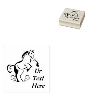 Pferdezucht Gummistempel