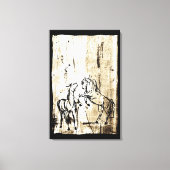 Pferdezucht Leinwanddruck (Vorderseite)