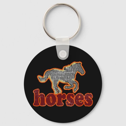 Pferdezuchtart Schlüsselanhänger (Vorderseite)
