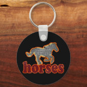 Pferdezuchtart Schlüsselanhänger (Vorderseite)