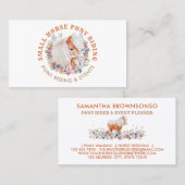 Pferdezuchtbetrieb Visitenkarte (Vorne/Hinten)