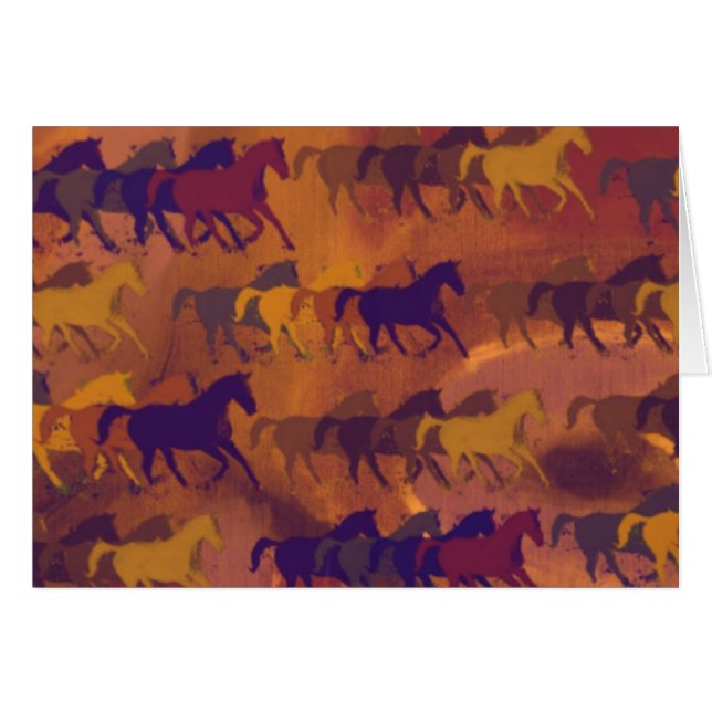 Pferdezuchtmuster (Vorderseite (Horizontal))