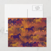 Pferdezuchtmuster Postkarte (Vorne/Hinten)