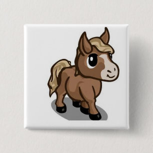 Pferdknopf Button