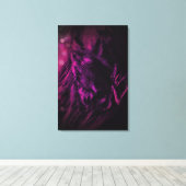 PferdOnPurple - gepanzerte Canvas Leinwanddruck (Insitu (Holzboden))