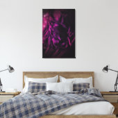 PferdOnPurple - gepanzerte Canvas Leinwanddruck (Insitu (Schlafzimmer))