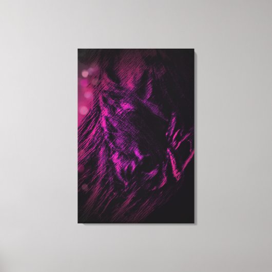 PferdOnPurple - gepanzerte Canvas Leinwanddruck (Vorderseite)