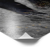 Pferdportrait: Selektive Farbfotografie Fotodruck (Ecke)