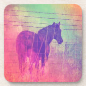 Pferdträume Untersetzer (Vorderseite)
