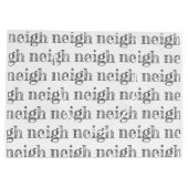 Pferdtypografie neigt Muster Liebhaber Stallpony Große Geschenktüte (Rückseite)