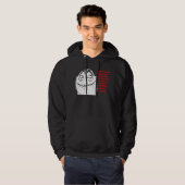 PFFTCH lachendes Raserei-Gesichts-Comic Meme Hoodie (Vorne ganz)