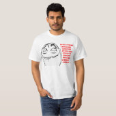 PFFTCH lachendes Raserei-Gesichts-Comic Meme T-Shirt (Vorne ganz)