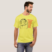 PFFTCH lachendes Raserei-Gesichts-Comic Meme T-Shirt (Vorne ganz)