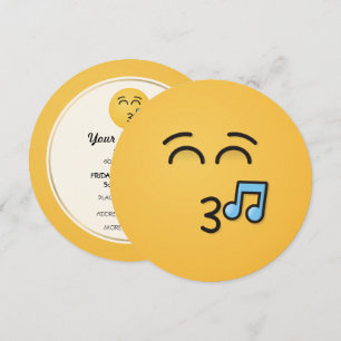 Pfiff mit lächelnden Augen Einladung