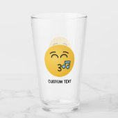 Pfiff mit lächelnden Augen Glas (Vorderseite)