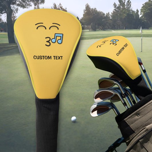 Pfiff mit lächelnden Augen Golf Headcover