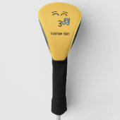 Pfiff mit lächelnden Augen Golf Headcover (Vorderseite)