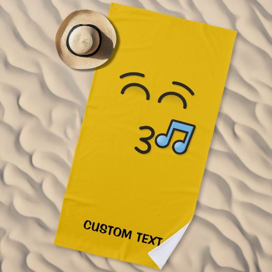 Pfiff mit lächelnden Augen Strandtuch
