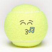 Pfiff mit lächelnden Augen Tennisbälle (Vorderseite)