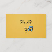 Pfiff mit lächelnden Augen Visitenkarte (Rückseite)