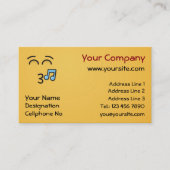 Pfiff mit lächelnden Augen Visitenkarte (Vorderseite)